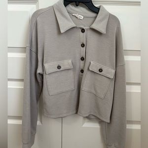 Sweater with buttons